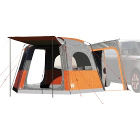 4-person waterproof gray-orange car tent by , tents - Ref: Foro24-4009493, Price: 214,99 €, Discount: %