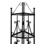 Estante De Planta De Esquina Negro de vidaXL, Soportes para macetas - Ref: Foro24-40782, Precio: 75,26 €, Descuento: %