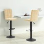 Kitchen stools 2 units cream velvet by , Kitchen stools - Ref: Foro24-335762, Price: 134,39 €, Discount: %