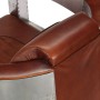 Brown genuine leather aviator armchair by , Armchairs - Ref: Foro24-247796, Price: 483,94 €, Discount: %