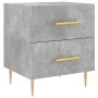 Engineered wood gray concrete bedside table 40x35x47.5 cm by , Nightstands - Ref: Foro24-827284, Price: 47,77 €, Discount: %