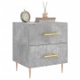 Engineered wood gray concrete bedside table 40x35x47.5 cm by , Nightstands - Ref: Foro24-827284, Price: 47,77 €, Discount: %