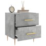 Engineered wood gray concrete bedside table 40x35x47.5 cm by , Nightstands - Ref: Foro24-827284, Price: 47,77 €, Discount: %