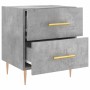 Engineered wood gray concrete bedside table 40x35x47.5 cm by , Nightstands - Ref: Foro24-827284, Price: 47,77 €, Discount: %