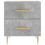 Engineered wood gray concrete bedside table 40x35x47.5 cm by , Nightstands - Ref: Foro24-827284, Price: 47,77 €, Discount: %