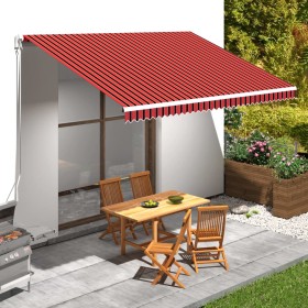 Orange and brown canvas awning 450x300 cm by , Awnings - Ref: Foro24-145725, Price: 62,23 €, Discount: %