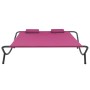 Tumbona de exterior de tela rosa de vidaXL, Camas para exteriores - Ref: Foro24-313532, Precio: 106,87 €, Descuento: %