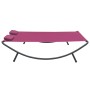 Tumbona de exterior de tela rosa de vidaXL, Camas para exteriores - Ref: Foro24-313532, Precio: 106,87 €, Descuento: %