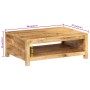 Massiver Mangoholz-Couchtisch 80x55x30 cm von , Couchtisch - Ref: Foro24-351579, Preis: 194,99 €, Rabatt: %