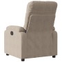 Electric reclining armchair in gray taupe microfiber fabric by , Armchairs - Ref: Foro24-3204915, Price: 271,97 €, Discount: %