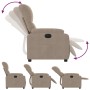 Electric reclining armchair in gray taupe microfiber fabric by , Armchairs - Ref: Foro24-3204915, Price: 271,97 €, Discount: %