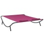 Tumbona de exterior de tela rosa de vidaXL, Camas para exteriores - Ref: Foro24-313532, Precio: 106,87 €, Descuento: %