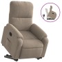 Sillón reclinable elevable tela de microfibra gris taupe de , Sillones - Ref: Foro24-3204929, Precio: 289,76 €, Descuento: %