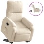 Sillón eléctrico reclinable elevable tela microfibra beige de , Sillones - Ref: Foro24-3204948, Precio: 361,99 €, Descuento: %