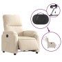 Sillón eléctrico reclinable elevable tela microfibra beige de , Sillones - Ref: Foro24-3204948, Precio: 361,99 €, Descuento: %