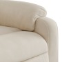 Sillón eléctrico reclinable elevable tela microfibra beige de , Sillones - Ref: Foro24-3204948, Precio: 361,99 €, Descuento: %