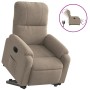 Electric reclining and lift armchair in gray taupe microfiber fabric. by , Armchairs - Ref: Foro24-3204943, Price: 330,92 €, ...