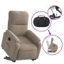 Electric reclining and lift armchair in gray taupe microfiber fabric. by , Armchairs - Ref: Foro24-3204943, Price: 327,99 €, ...