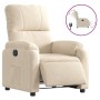 Sillón reclinable eléctrico tela de microfibra beige de , Sillones - Ref: Foro24-3204920, Precio: 264,20 €, Descuento: %