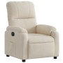 Sillón reclinable eléctrico tela de microfibra beige de , Sillones - Ref: Foro24-3204920, Precio: 264,20 €, Descuento: %