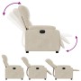 Sillón reclinable eléctrico tela de microfibra beige de , Sillones - Ref: Foro24-3204920, Precio: 264,20 €, Descuento: %