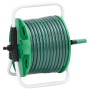 Hose reel stand with a set of green PVC fittings 0.5" 20 m by , Garden hose holder - Ref: Foro24-3281510, Price: 36,30 €, Dis...