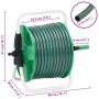 Hose reel stand with a set of green PVC fittings 0.5" 20 m by , Garden hose holder - Ref: Foro24-3281510, Price: 36,30 €, Dis...