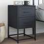 Bedside table in anthracite gray steel, 36x39x60.5 cm by , Nightstands - Ref: Foro24-846462, Price: 69,64 €, Discount: %