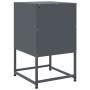 Bedside table in anthracite gray steel, 36x39x60.5 cm by , Nightstands - Ref: Foro24-846462, Price: 69,99 €, Discount: %