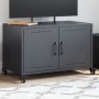 TV stand made of cold-rolled anthracite steel, measuring 68x39x43.5 cm. by , TV Furniture - Ref: Foro24-846640, Price: 73,16 ...