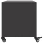 TV stand made of black cold-rolled steel, measuring 68x39x43.5 cm. by , TV Furniture - Ref: Foro24-846668, Price: 69,38 €, Di...