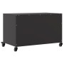 TV stand made of black cold-rolled steel, measuring 68x39x43.5 cm. by , TV Furniture - Ref: Foro24-846668, Price: 69,38 €, Di...