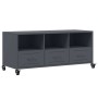 TV stand made of cold-rolled anthracite steel, 100.5x39x43.5 cm by , TV Furniture - Ref: Foro24-846694, Price: 113,99 €, Disc...