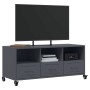 TV stand made of cold-rolled anthracite steel, 100.5x39x43.5 cm by , TV Furniture - Ref: Foro24-846694, Price: 113,99 €, Disc...