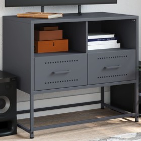 TV stand in anthracite gray steel, 68x39x60.5 cm by , TV Furniture - Ref: Foro24-846550, Price: 89,99 €, Discount: %