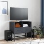 TV-Möbel aus anthrazitgrauem Stahl, 68x39x60,5 cm. von , TV-Möbel - Ref: Foro24-846550, Preis: 90,01 €, Rabatt: %