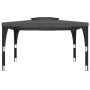 Gazebo with double roof in anthracite gray steel 3.98x2.98 m by , Tents and gazebos - Ref: Foro24-368443, Price: 325,09 €, Di...