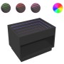 Coffee table with Infinity LED black 70x50x50 cm by , Coffee table - Ref: Foro24-847659, Price: 135,99 €, Discount: %