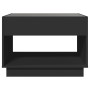 Mesa de centro con Infinity LED negro 70x50x50 cm de , Mesas de centro - Ref: Foro24-847659, Precio: 135,56 €, Descuento: %