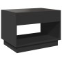 Mesa de centro con Infinity LED negro 70x50x50 cm de , Mesas de centro - Ref: Foro24-847659, Precio: 135,56 €, Descuento: %