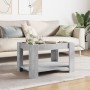 Center table and LED engineered wood in gray concrete 73x53x45cm by , Coffee table - Ref: Foro24-847549, Price: 132,48 €, Dis...