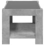 Mesa de centro y LED madera ingeniería gris hormigón 73x53x45cm de , Mesas de centro - Ref: Foro24-847549, Precio: 132,48 €, ...