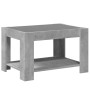 Mesa de centro y LED madera ingeniería gris hormigón 73x53x45cm de , Mesas de centro - Ref: Foro24-847549, Precio: 132,48 €, ...