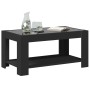 Mesa de centro con LED madera de ingeniería negro 93x53x45 cm de , Mesas de centro - Ref: Foro24-847554, Precio: 155,05 €, De...