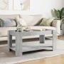 Mittel- und LED-Tisch aus grauem Beton-Ingenieurholz, 93x53x45 cm. von , Couchtisch - Ref: Foro24-847556, Preis: 135,33 €, Ra...