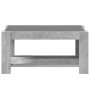 Center table and LED engineered wood in gray concrete 93x53x45cm by , Coffee table - Ref: Foro24-847556, Price: 149,79 €, Dis...