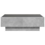 Mesa de centro y LED madera ingeniería gris hormigón 90x50x30cm de , Mesas de centro - Ref: Foro24-847521, Precio: 152,12 €, ...