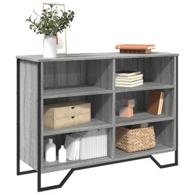 Engineered wood sideboard in Sonoma grey, 101x35.5x74.5 cm by , Sideboards - Ref: Foro24-848557, Price: 105,99 €, Discount: %