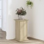 Soportes de plantas madera ingeniería roble Sonoma 33x33x60 cm de , Soportes para macetas - Ref: Foro24-852962, Precio: 52,20...