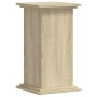 Soportes de plantas madera ingeniería roble Sonoma 33x33x60 cm de , Soportes para macetas - Ref: Foro24-852962, Precio: 52,20...